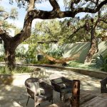 Courtyard patio