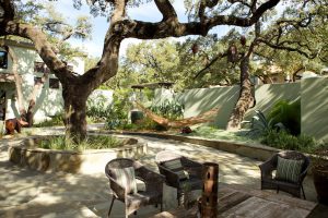 Courtyard patio