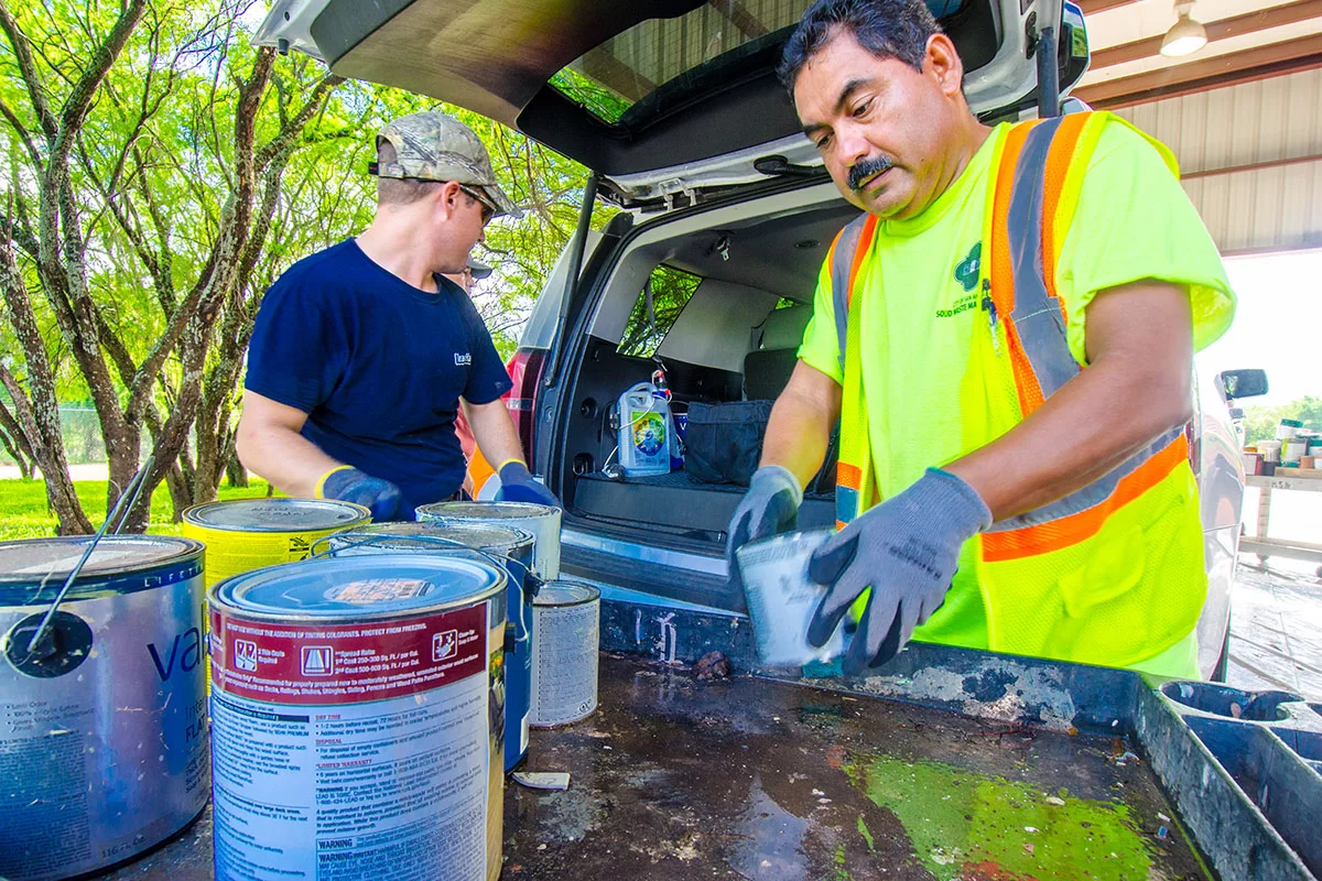 Household Hazardous Waste Monthly DropOff Garden Style San Antonio