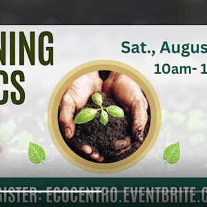 banner for Gardening Basics at Eco Centro