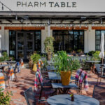 outdoor patio at Pharm Table restaurant in San Antonio