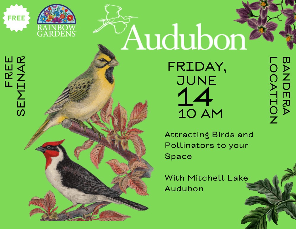 Banner for attracting birds and pollinators class