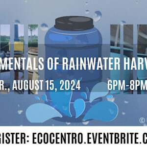 advertisement for FUNdamentals of Rainwater Harvesting