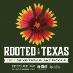 Banner for Rooted in Texas event October 5th 2024