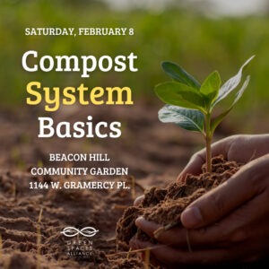 Green Spaces Alliance Compost System Basics banner