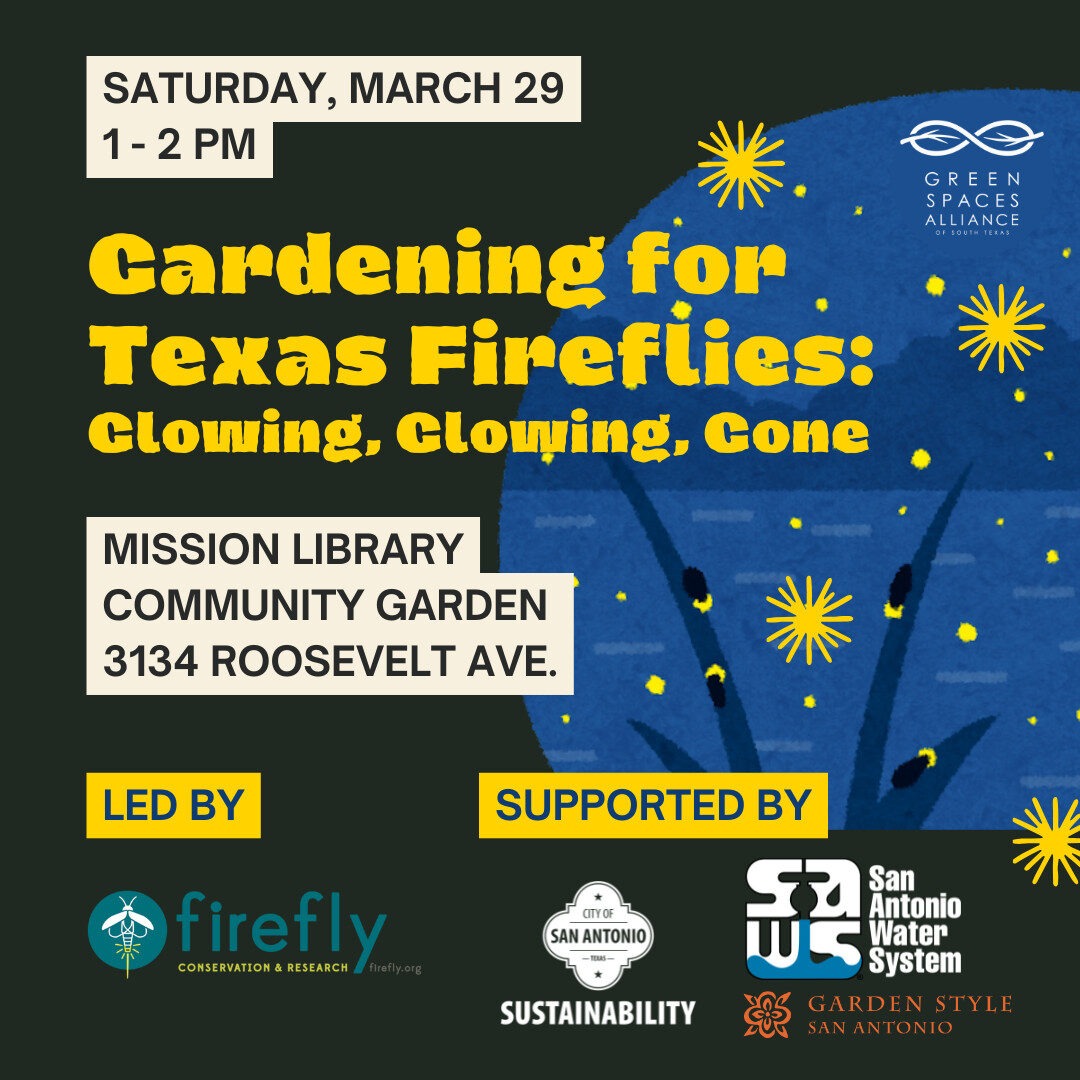 Gardening for Texas Fireflies banner